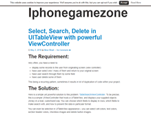 Tablet Screenshot of iphonegamezone.net